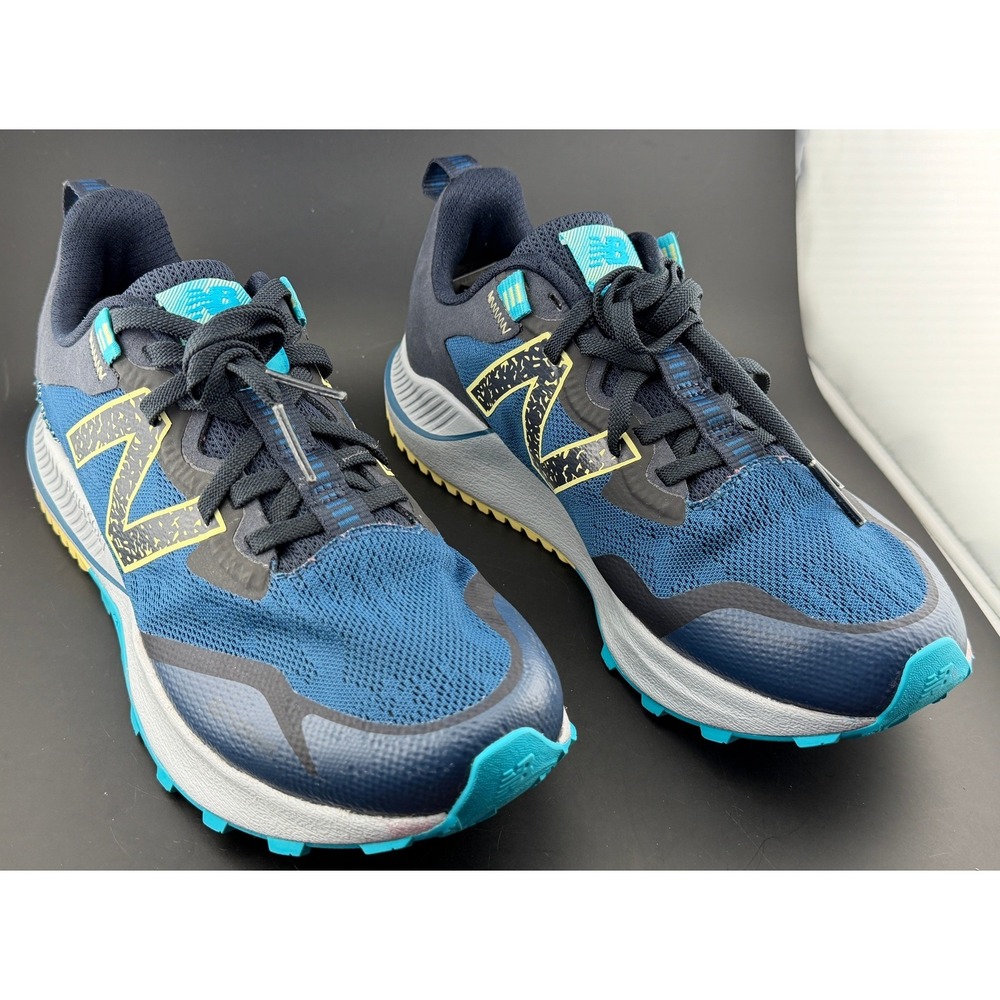 New Balance Nitrel v4-Trail Running Shoes, Blue Yellow, WTNTRCB4, Womens 10
